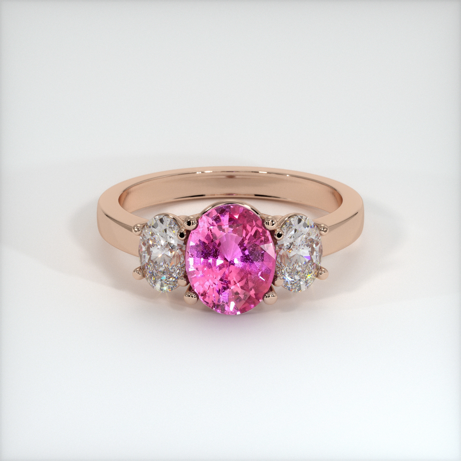 ☆nff☆ heart surrounding ringpink 67 6.0mm Pink and White Lab-Created Sapphire Heart Ring in