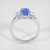 2.21 Ct. Blue Sapphire Ring, 10K White Gold 3