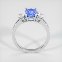 2.35 Ct. Blue Sapphire Ring, 10K White Gold 3