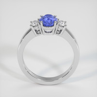 1.58 Ct. Blue Sapphire Ring, 14K White Gold 3
