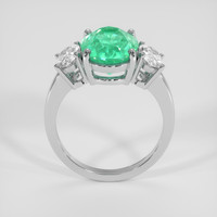 2.67 Ct. Emerald Ring, 18K White Gold 3