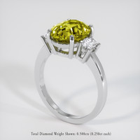 4.15 Ct. Gemstone Ring, 18K White Gold 2