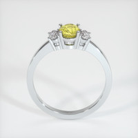 1.26 Ct. Yellow Sapphire Ring, 18K White Gold 3