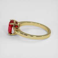 3.27 Ct. Ruby Ring, 14K Yellow Gold 4