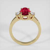2.18 Ct. Ruby Ring, 14K Yellow Gold 3