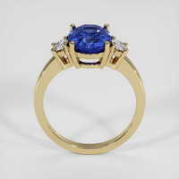 3.05 Ct. Blue Sapphire Ring, 14K Yellow Gold 3