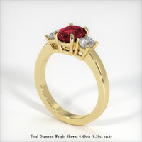 Ruby Ring 1.21 Ct., 18K Yellow Gold Preview