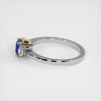 0.92 Ct. Sapphire Ring, 14K Yellow & White 4