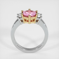 1.64 Ct. Pink Sapphire Ring, 14K Yellow & White 3