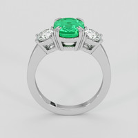 2.01 Ct. Emerald Ring, Platinum 950 3