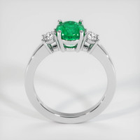 1.40 Ct. Emerald Ring, Platinum 950 3
