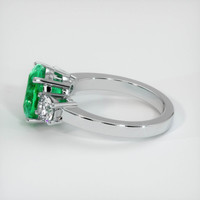 3.26 Ct. Emerald Ring, Platinum 950 4
