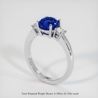 2.25 Ct. Sapphire Ring, Platinum 950 2