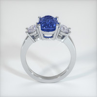 3.29 Ct. Blue Sapphire Ring, 10K White Gold 3