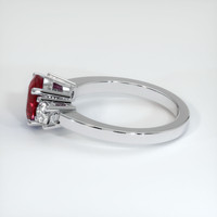 2.35 Ct. Ruby Ring, 10K White Gold 4