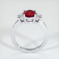 2.35 Ct. Ruby Ring, 14K White Gold 3