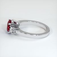 2.35 Ct. Ruby Ring, 14K White Gold 4