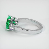 3.26 Ct. Emerald Ring, 18K White Gold 4