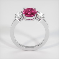 3.01 Ct. Sapphire Ring, 18K White Gold 3