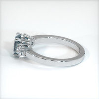 1.13 Ct. Sapphire Ring, 18K White Gold 4