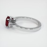 1.88 Ct. Ruby Ring, 18K White Gold 4