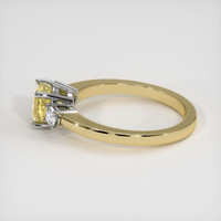 1.69 Ct. Sapphire Ring, 18K White & Yellow 4