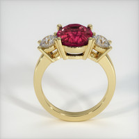2.92 Ct. Pinkish Red Ruby Ring, 10K Yellow Gold 3