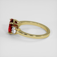 2.00 Ct. Ruby Ring, 14K Yellow Gold 4
