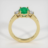 1.40 Ct. Emerald Ring, 18K Yellow Gold 3