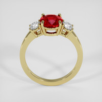 2.00 Ct. Ruby Ring, 18K Yellow Gold 3