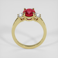 2.08 Ct. Ruby Ring, 18K Yellow Gold 3