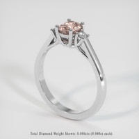 0.79 Ct. Sapphire Ring, Platinum 950 2