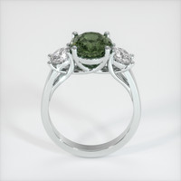 2.93 Ct. Green Sapphire Ring, Platinum 950 3