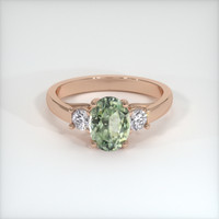 1.33 Ct. Sapphire Ring, 18K Rose Gold 1