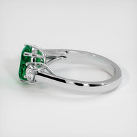 1.62 Ct. Emerald Ring, 18K White Gold 4