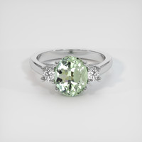 2.67 Ct. Gemstone Ring, 18K White Gold 1
