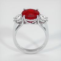 5.03 Ct. Ruby Ring, 18K White Gold 3