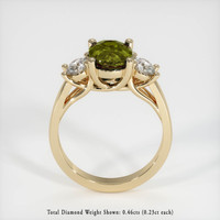 2.09 Ct. Color Change Sapphire Ring, 14K Yellow Gold 2