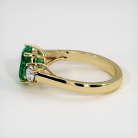 1.62 Ct. Emerald Ring, 18K Yellow Gold 4