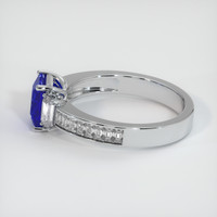 2.10 Ct. Blue Sapphire Ring, Platinum 950 4