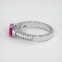 1.72 Ct. Pink Sapphire Ring, Platinum 950 4