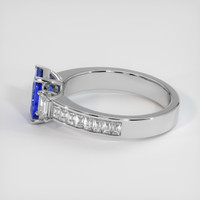 1.56 Ct. Blue Sapphire Ring, Platinum 950 4