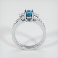 0.78 Ct. Sapphire Ring, Platinum 950 3