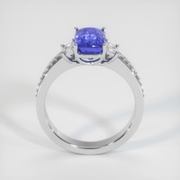 5.38 Ct. Blue Sapphire Ring, 10K White Gold 3