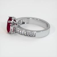 3.36 Ct. Ruby Ring, 10K White Gold 4