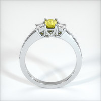 0.54 Ct. Yellow Sapphire Ring, 10K White Gold 3