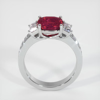 3.36 Ct. Ruby Ring, 14K White Gold 3