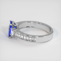 1.56 Ct. Sapphire Ring, 14K White Gold 4