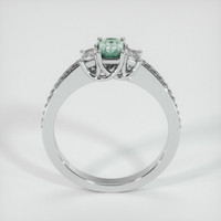 0.76 Ct. Sapphire Ring, 14K White Gold 3