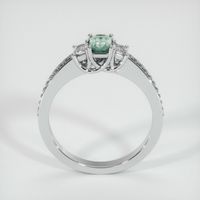 0.76 Ct. Sapphire Ring, 18K White Gold 3